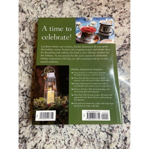 Better Homes & Gardens Holiday Inspirations 2001 HC Crafts, Decor & Recipes - Picture 2 of 8